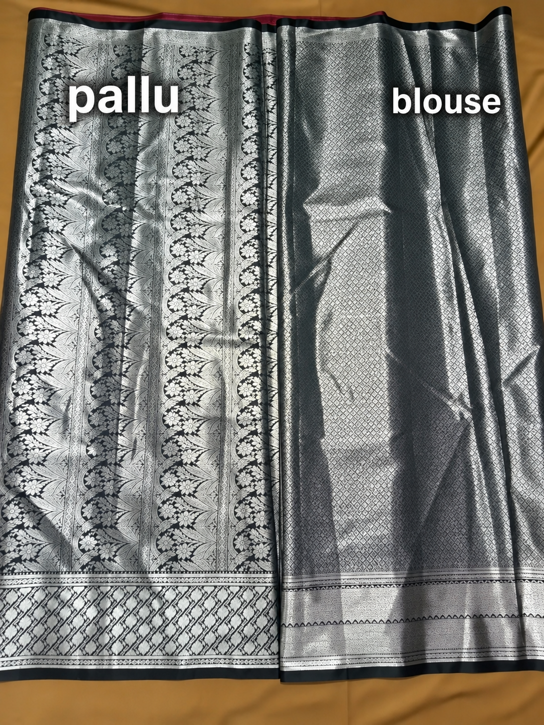 Royal Mint Green Woven Banarasi Silk Saree with Silver Zari Work